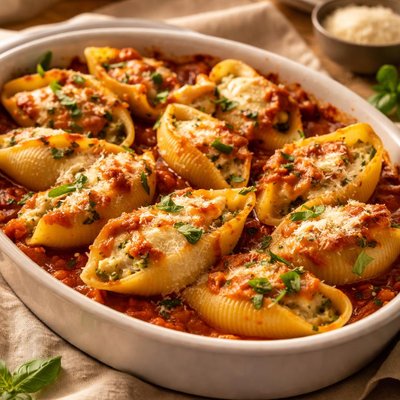Stuffed shells with ricotta cheese