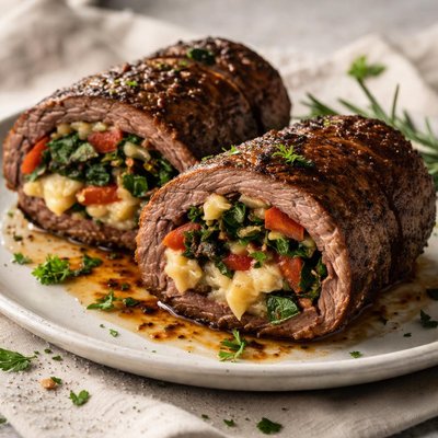 Stuffed steak