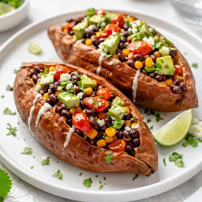 Stuffed sweet potato