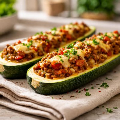 Stuffed zuchinni