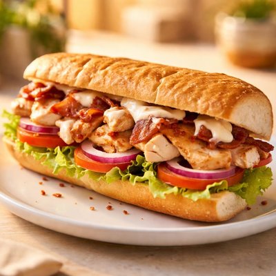 Subway chicken bacon ranch