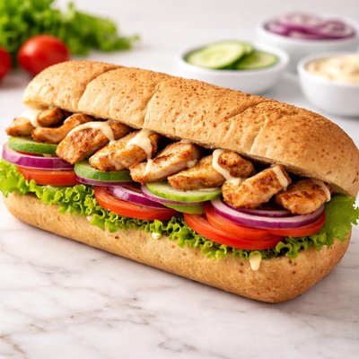 Subway chicken sub