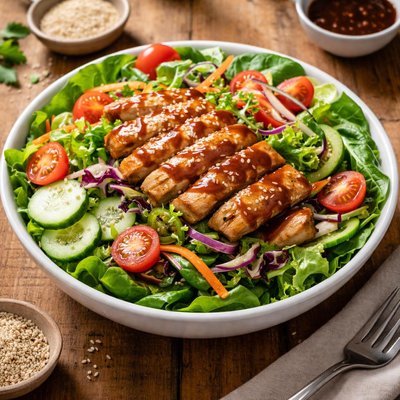 Subway chicken teriyaki salad