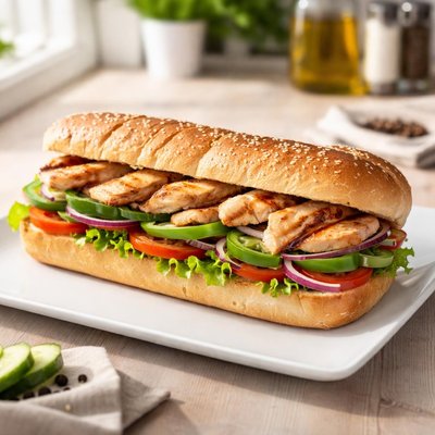 Subway footlong foast chicken