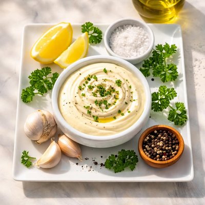 salsa de ajo aioli de Subway
