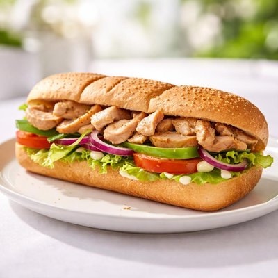 Subway rotisserie chicken sub