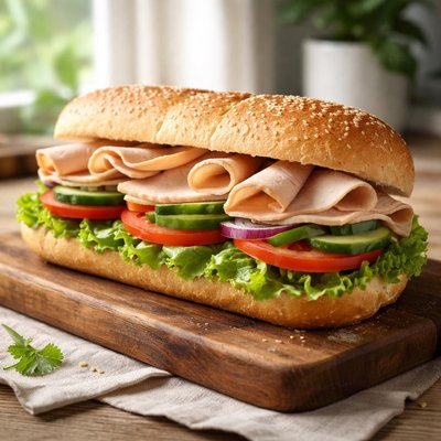Subway turkey sandwhich