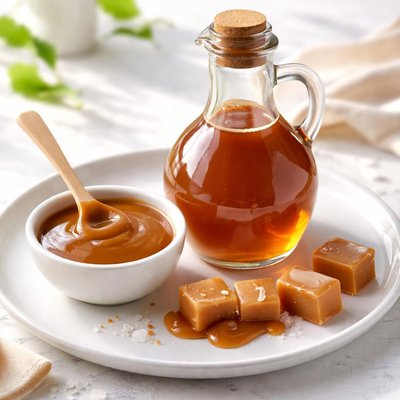 Sugar-free caramel syrup