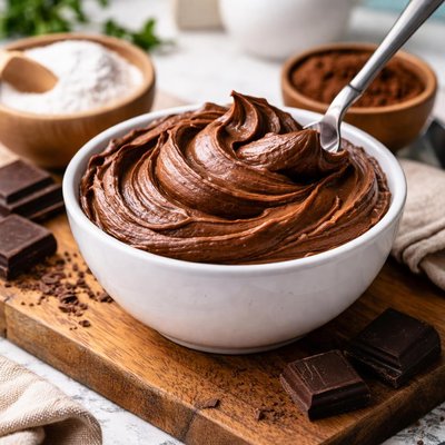Sugar-free chocolate frosting