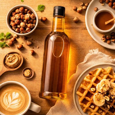 Sugar-free hazelnut syrup