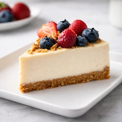 Sugar-free high-protein cheesecake