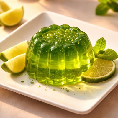Sugar-free lime gelatin