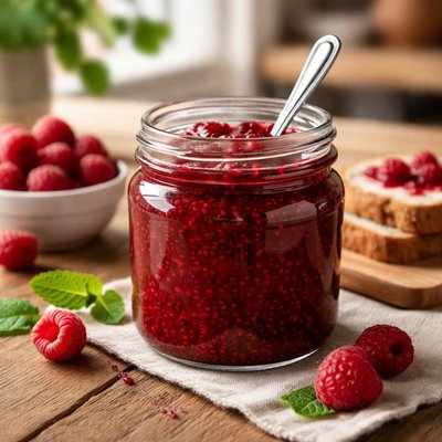 Sugar-free raspberry jam