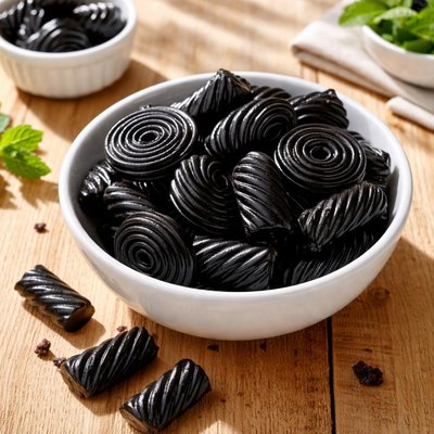 Sugar free black licorice