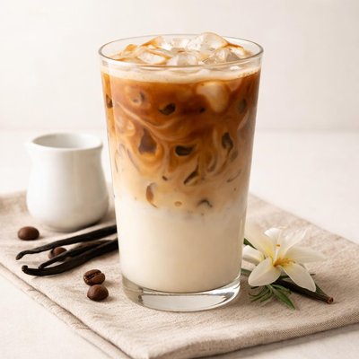 Sugar free iced vanilla latte