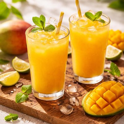 Sugar free mango juice
