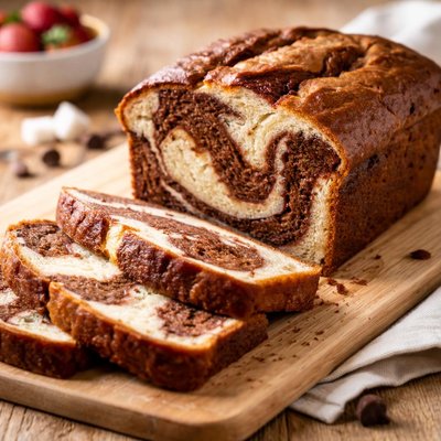 Sugar free marble bread
