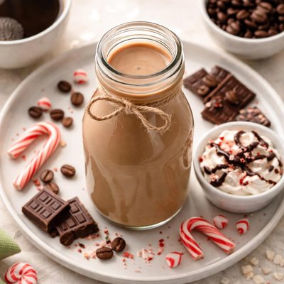 Sugar free peppermint mocha coffee creamer