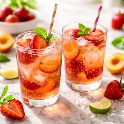 免糖草莓杏果红牛