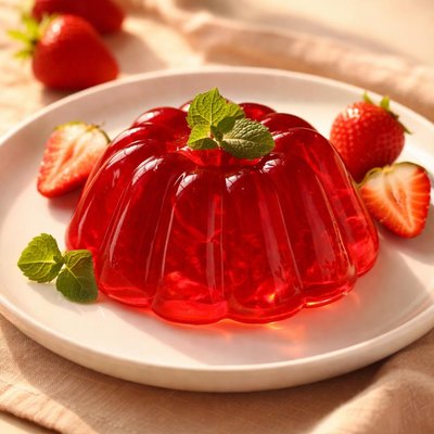 Sugar free strawberry jello