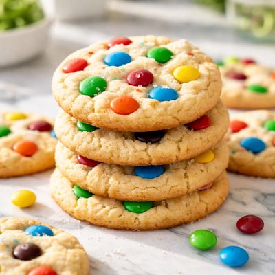 Sugar m and m cookie