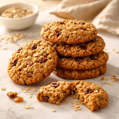 Sugarless oatmeal cookie