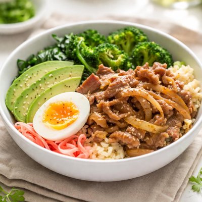 Sukiya low carb bowl