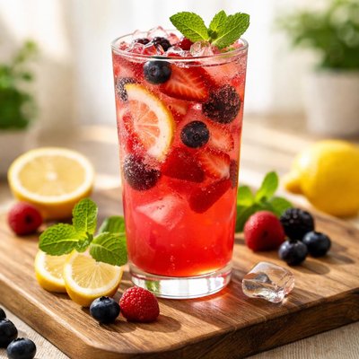 Summer berry lemonade refresher tall