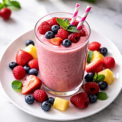 Summer fruit smoothie