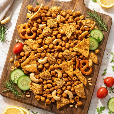 Summer harvest savory snack mix
