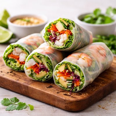 Summer salad roll