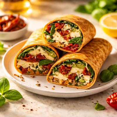 Sun-dried tomato basil tortilla