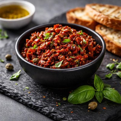 Sun dried tomato relish