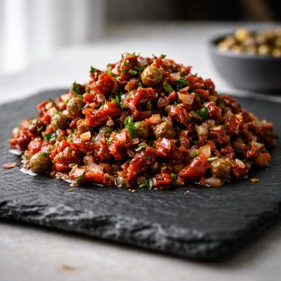 Sundried tomato and caper relish