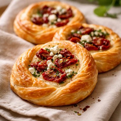 Sundried tomato and cheese danish