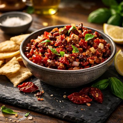 Sundried tomato salsa