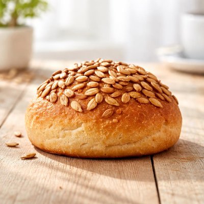 Sunflower bread roll