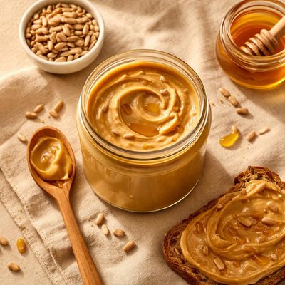 Sunflower butter with honey