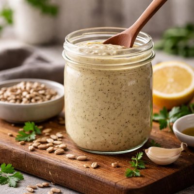 Sunflower seed dressing