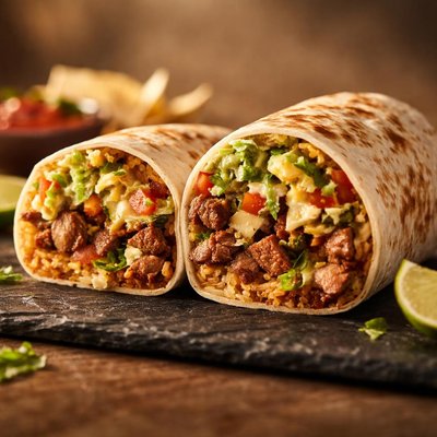 Super burrito carne asada