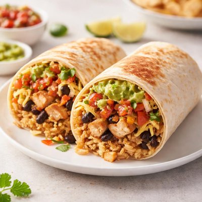Super chicken burrito