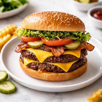 Super sonic double cheeseburger