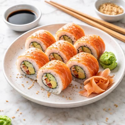 Sushi au saumon
