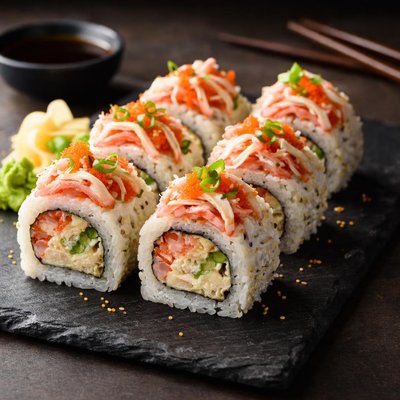 Sushi crab