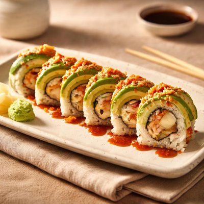 Sushi dragon roll