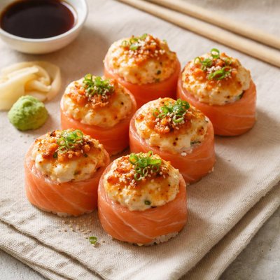 Sushi king sushi with spicy topping