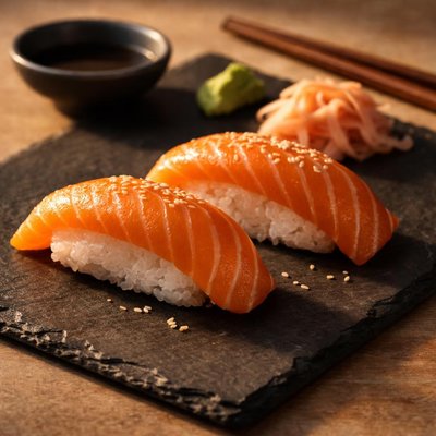 Sushi nigiri - salmon