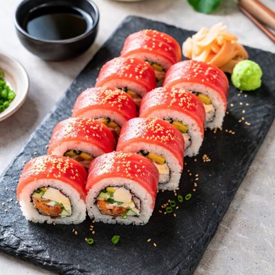 Sushi roll tuna