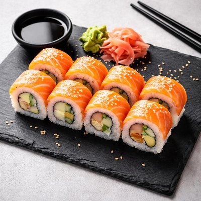 生鱼片寿司卷
