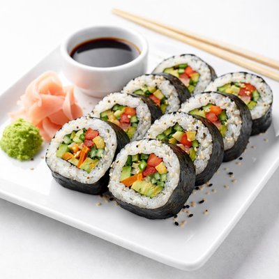Sushi veggie roll